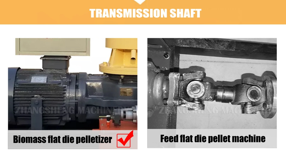 Biofuel Energy Wood Feed Pellet Machine Flat Die