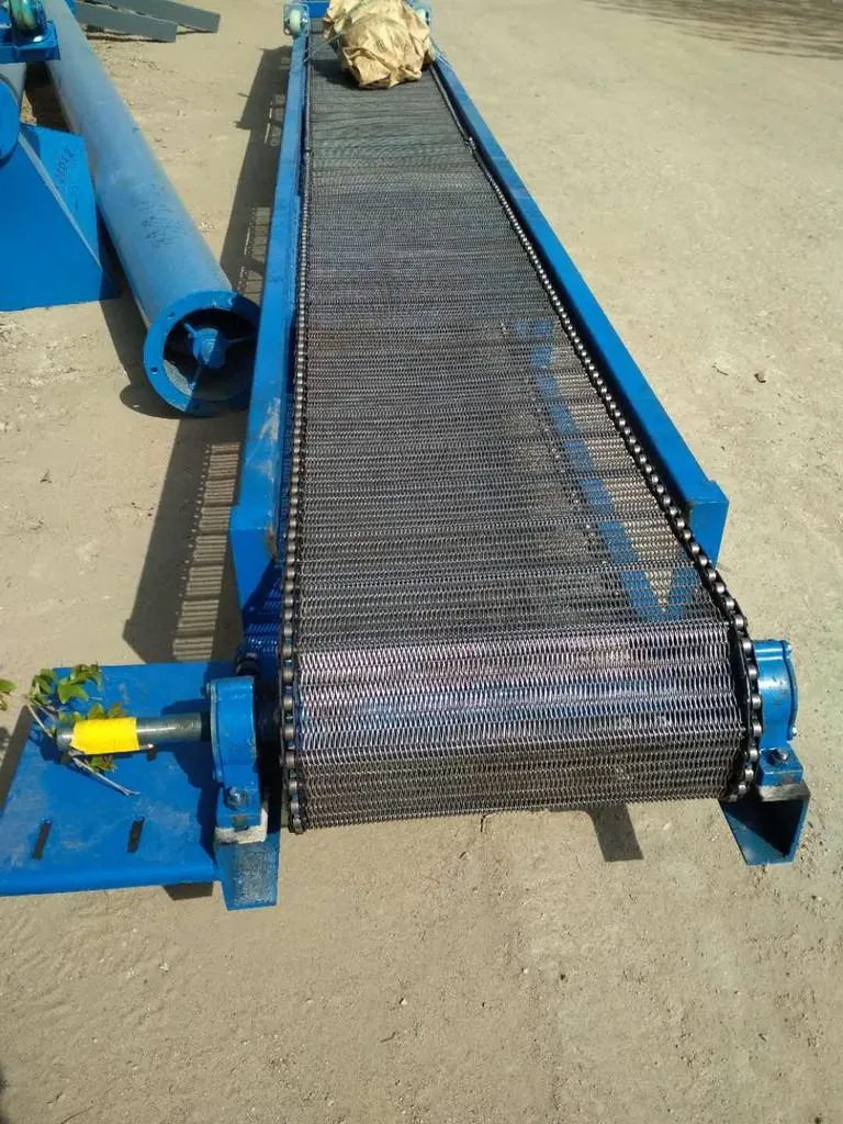 Modular Mesh Belt Conveyor for Transporting Goods