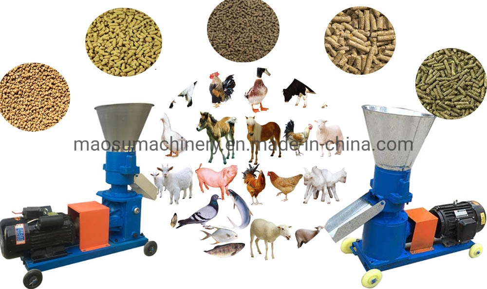 Flat Die Poultry Feed Pellets Machines for Animal Feed Chicken