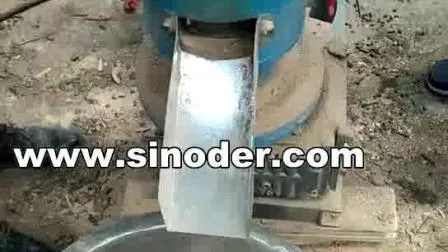 Erdnussschalen-Sägemehl-Pelletmühle, Holzpellet-Herstellungsmaschine, Flachdüse, Geflügelfutter-Granuliermaschine