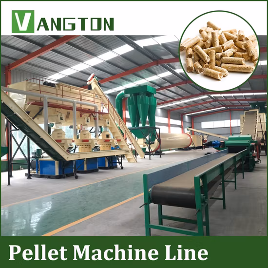 1,5–2 t/h vertikale Ringmatrizen-Holzpelletmaschine mit 132 kW