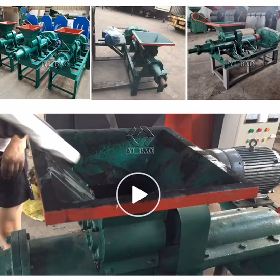Große Kapazitäts-Biomasse-Kohle-Fule-Brikettier-Extruder-Maschine, Kohlenstoffpulver-Formungsmaschinenlinie, Holzpellet-Maschine